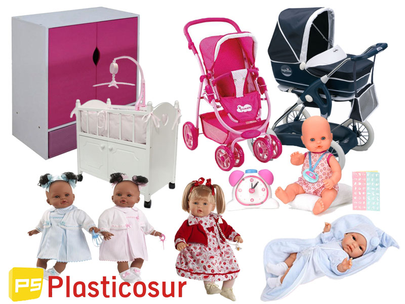 Plasticosur Juguetes imitar y muñecas bebe
